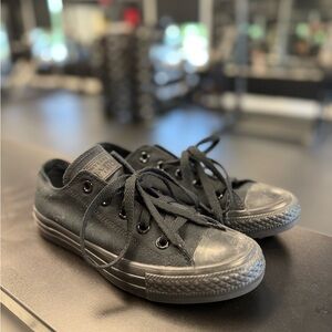 Converse Black Sneakers Classic Canvas Design